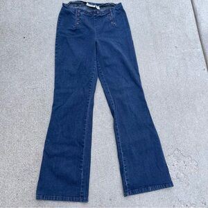 Newport News Jeanology boot cut pants